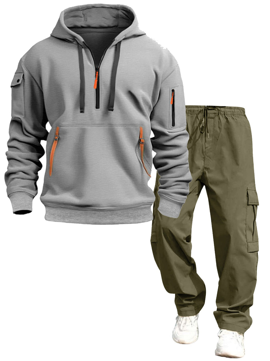 Herr Ledig Luvtröja och Jogging Byxor