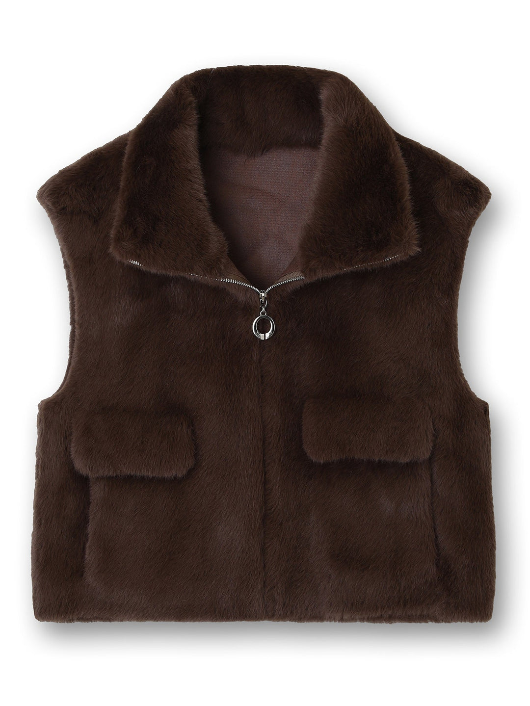 Dam Mysig Faux Fur Väst