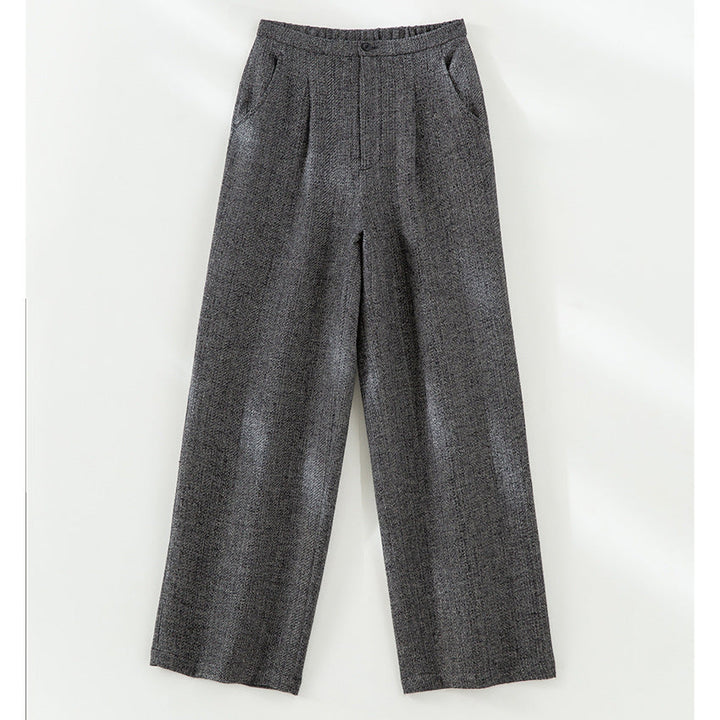 Dam ärmlös skräddad ullblandning väst med shawl krage look och midja strap