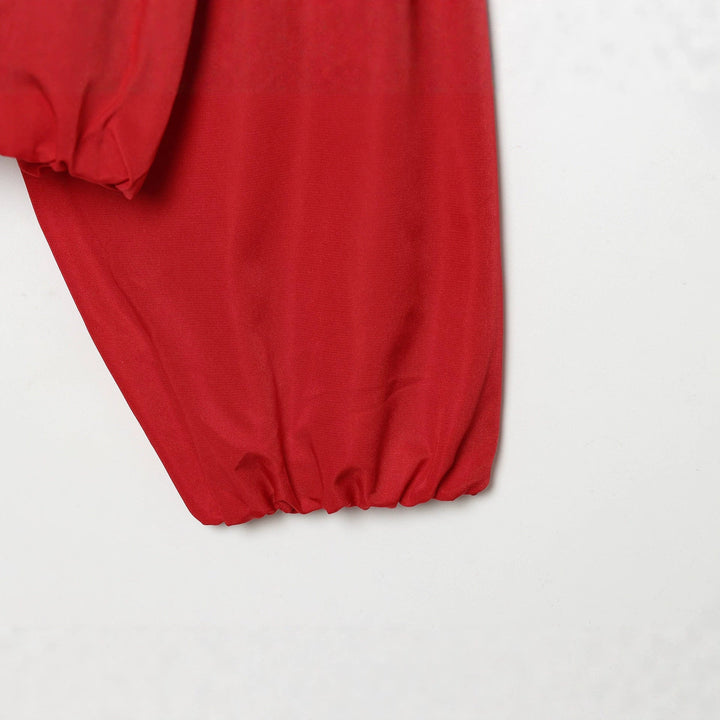 Dam kort jacka in oversize kimono skärning med elastic fåll