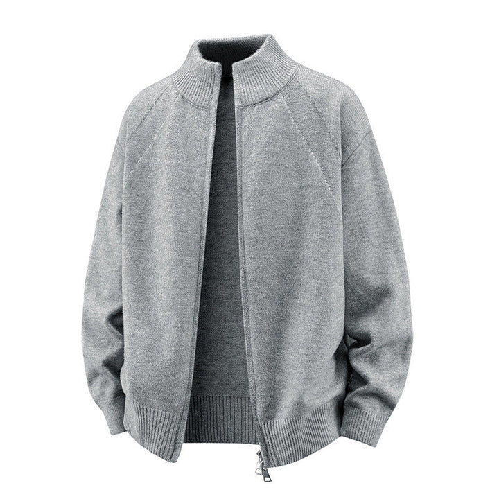 Herr Stilren med Dragkedja Cardigan