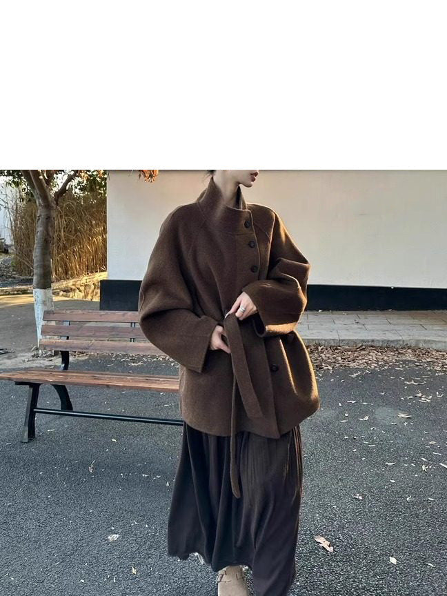 Dam modern oversize ull jacka