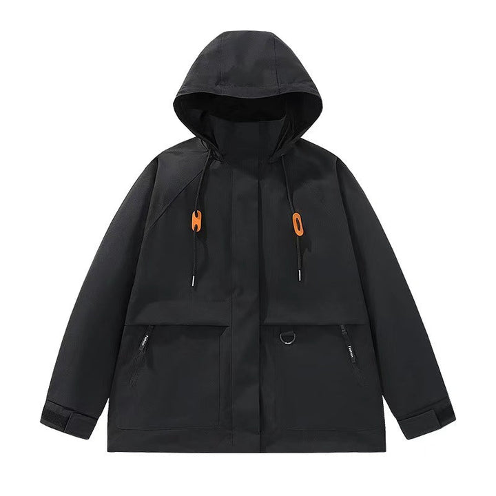 Herr Vadderad Softshell Funktionell Jacka med Huva, Fleece Inre Foder och Dold Dragkedja