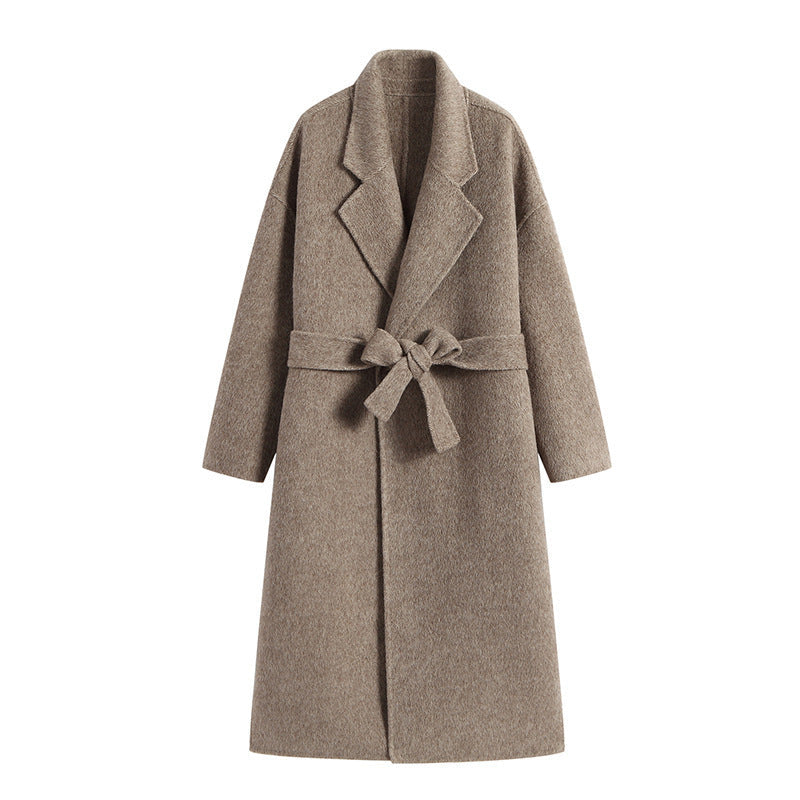 Dam elegant och avslappnad oversize ull jacka Drune