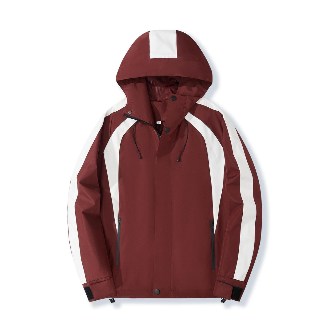 Dam Urban med huva Anorak med kontrasterande Panels, Mesh foder &amp; justerbar fåll