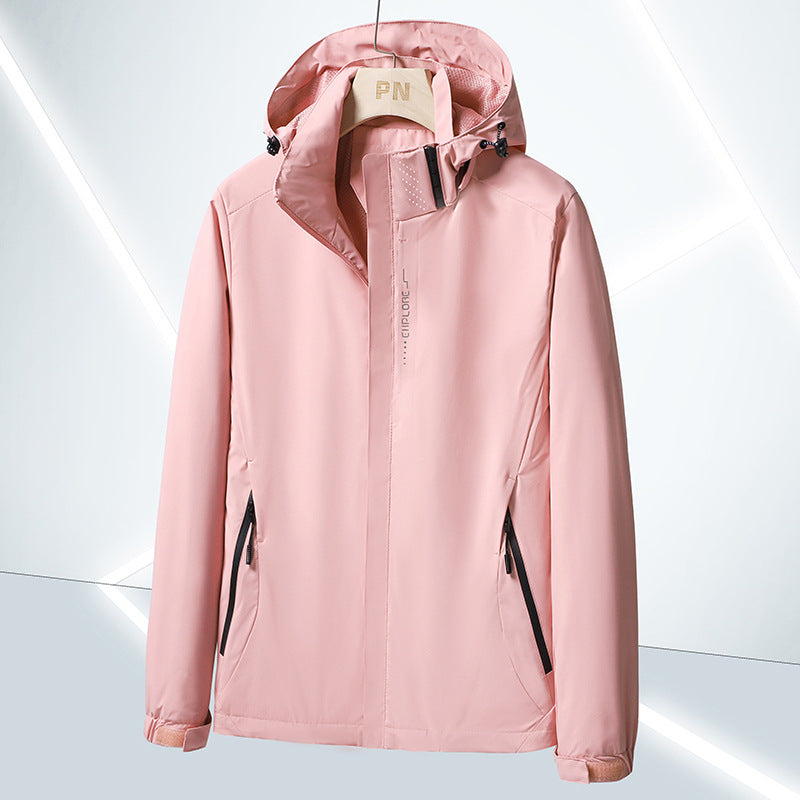 Herr lätt softshell funktionell Jacka med ventilerande meshfoder och justerbar huva