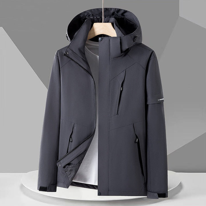 Dam funktionsjacka med justerbar huva drawstring 1787710260