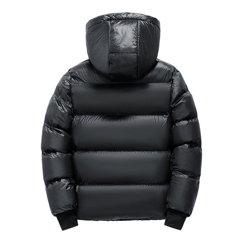 Herr Lång Vadderad Funktionell Parkas med Huva