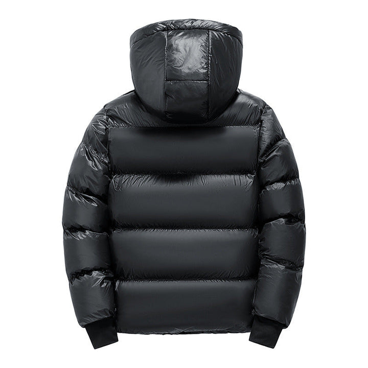 Herr Lång Vadderad Funktionell Parkas med Huva