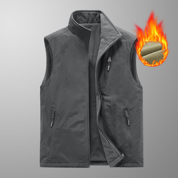 Herr Värmande Fleece Väst