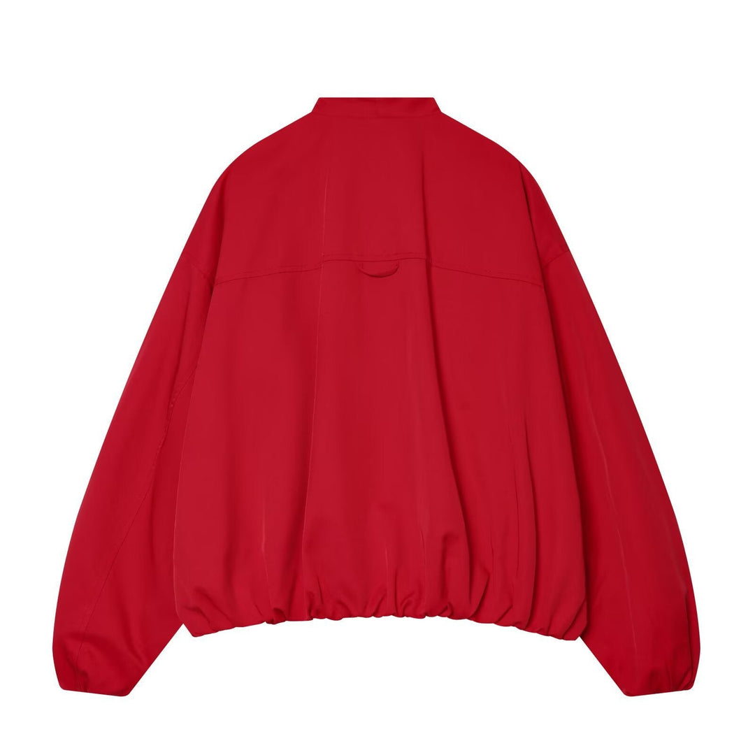 Dam Kort Kimono Jacka med Dropped Ärmar och Elastic Waist