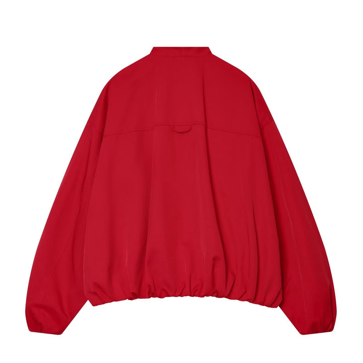 Dam Kort Kimono Jacka med Dropped Ärmar och Elastic Waist