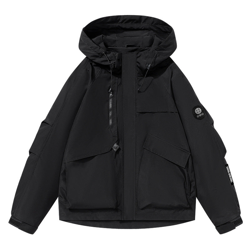 Dam Utility softshelljacka med huva, vattenavvisande Membrane och Multifunction fickor