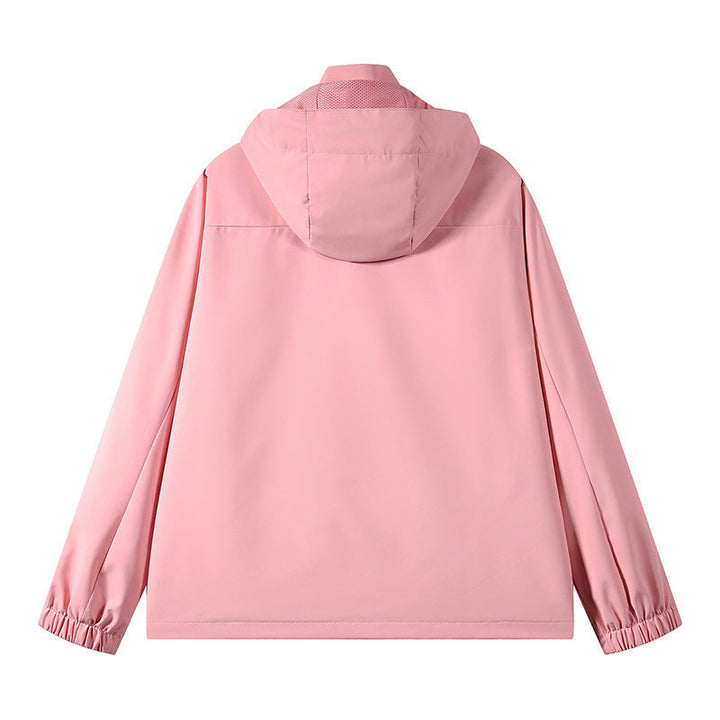 Unisex Funktionell Outdoorjacka med Praktisk Fickor