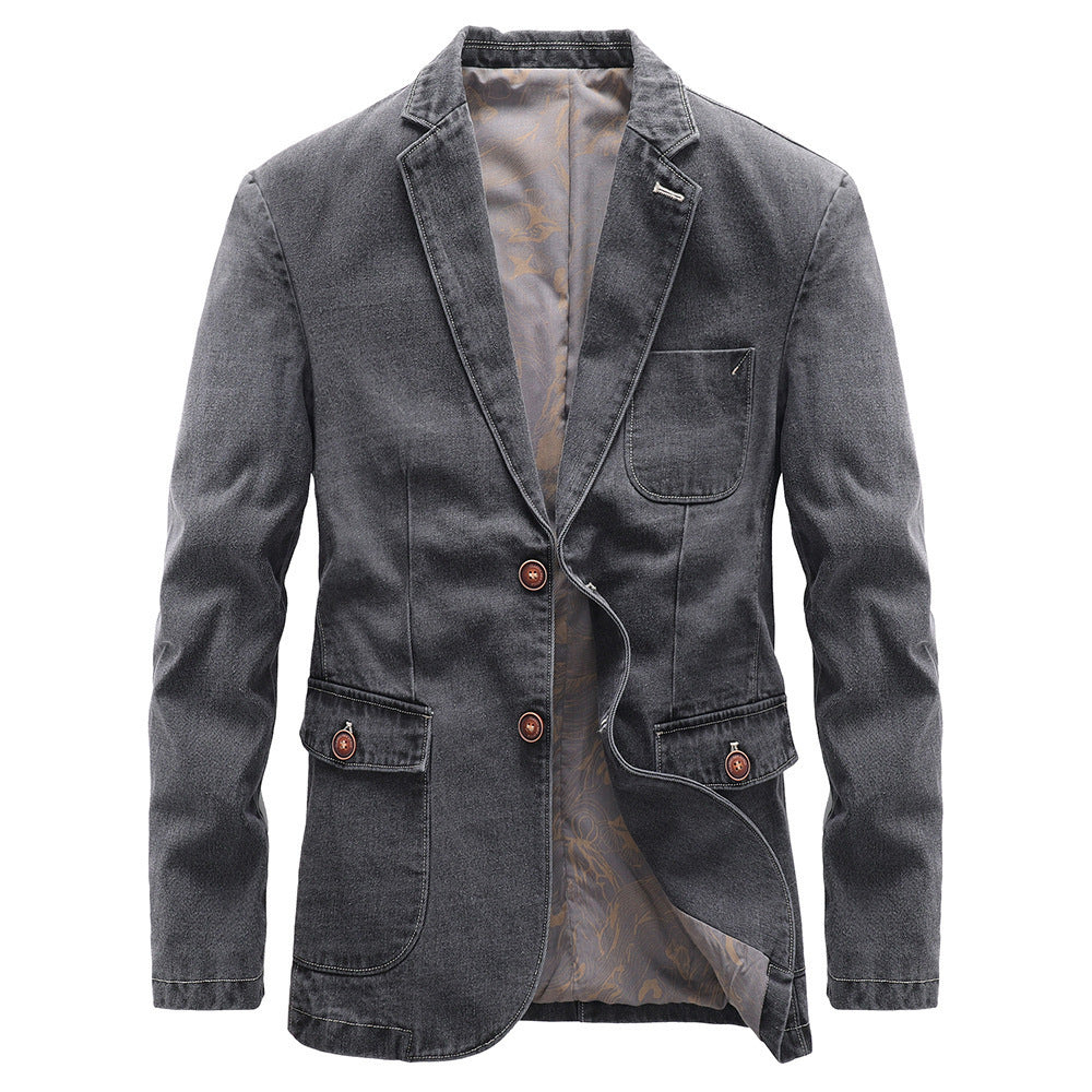 Dam Elegant Denim Blazer Jacka