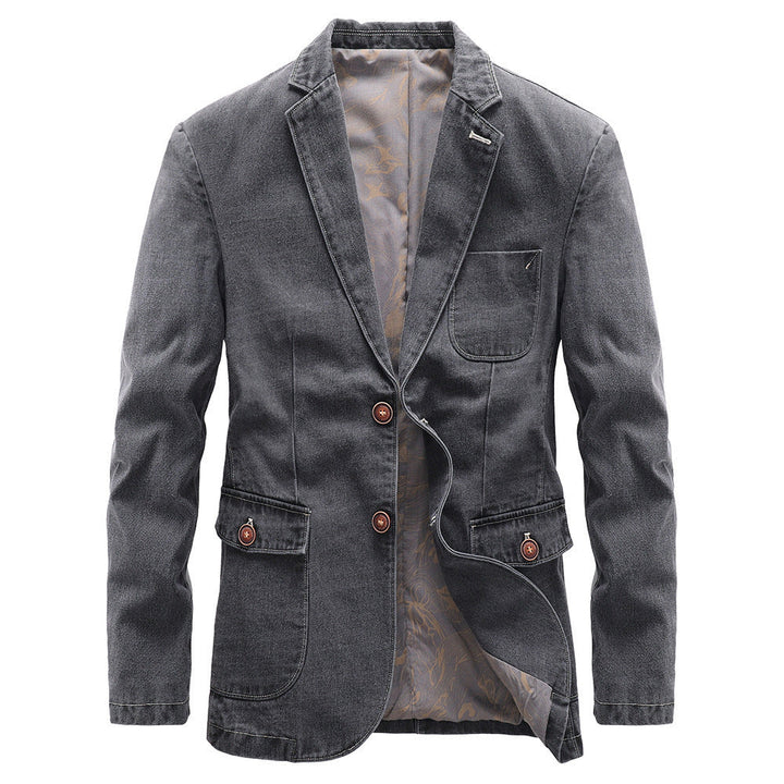 Dam Elegant Denim Blazer Jacka