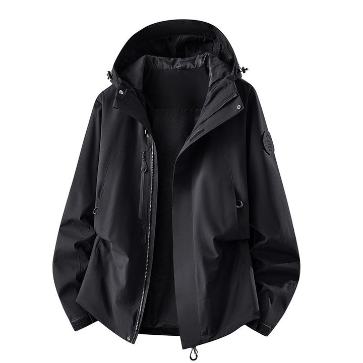Dam Teknisk Three-Layer Softshell Regnjacka med Taped Sömmar och Multifunctional Fickor