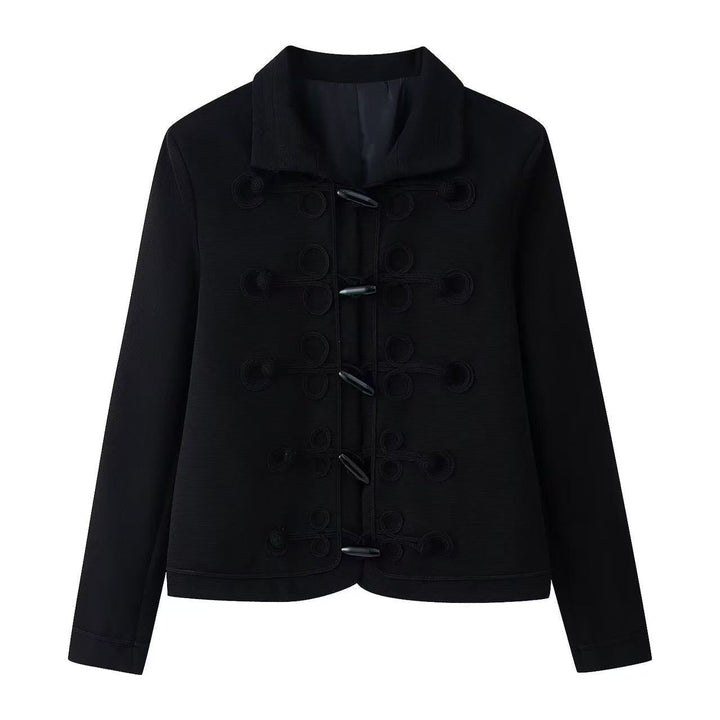 Dam Kort Military Inspired Jacka med Knot och Drawstring Closures