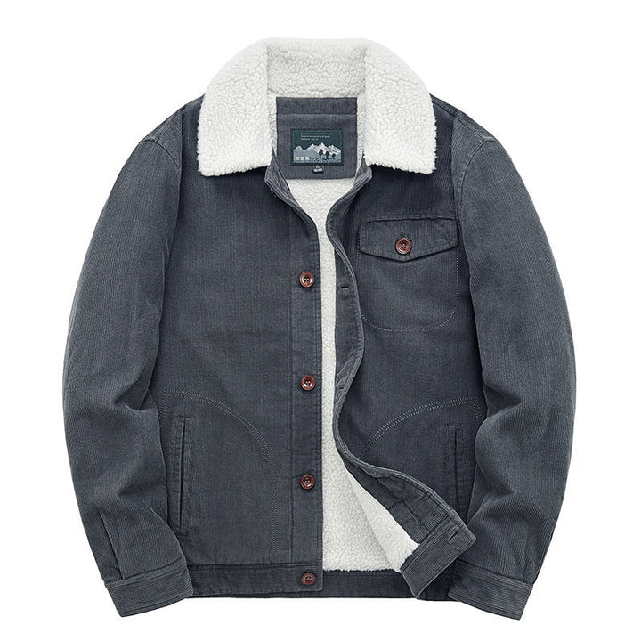 Herr casual Cord Jacka med teddyfoder 1787797411