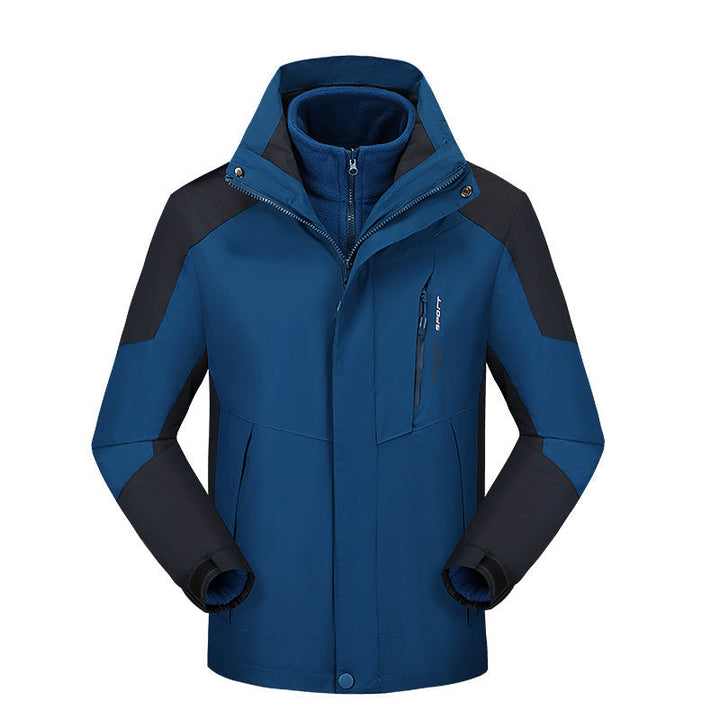 Dam Three-Piece Softshell funktionsjacka med avtagbar fleece inner lagerplagg