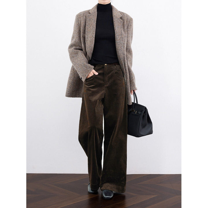 Dam elegant och avslappnad Cord blazer