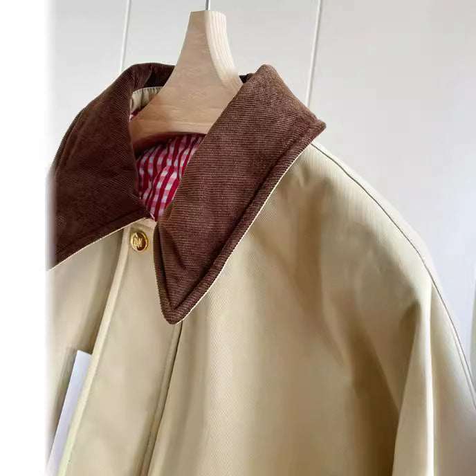 Dam stilren övergångsjacka med kontrasterande Elbow Patches