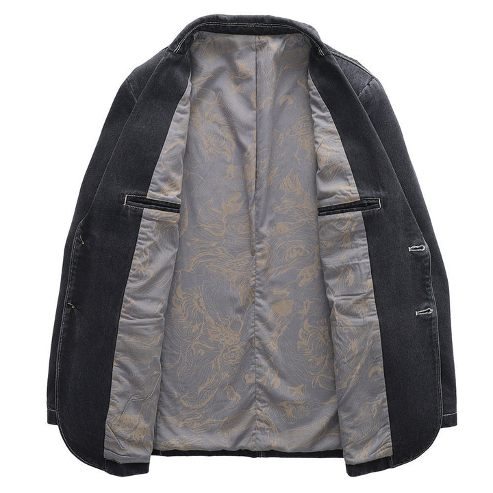 Dam Elegant Denim Blazer Jacka