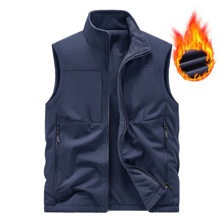 Herr Termisk Fleece Quiltad Väst