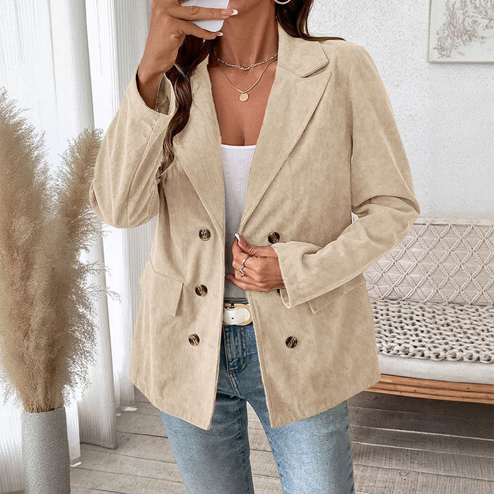 Dam Fashion avslappnad manchester blazer