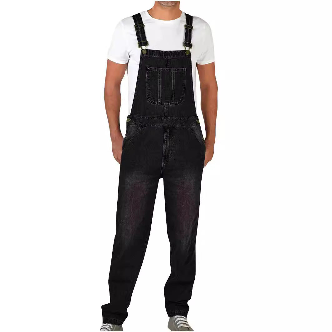 Herr overalls robust med justerbar straps