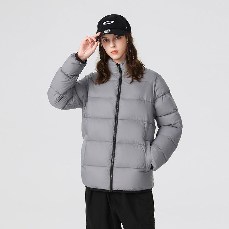 Herr Vadderad Steppjacke med Hög Ståkrage och Thermischer Isolierung