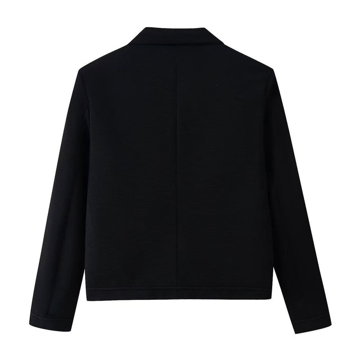 Dam Kort Military Inspired Jacka med Knot och Drawstring Closures