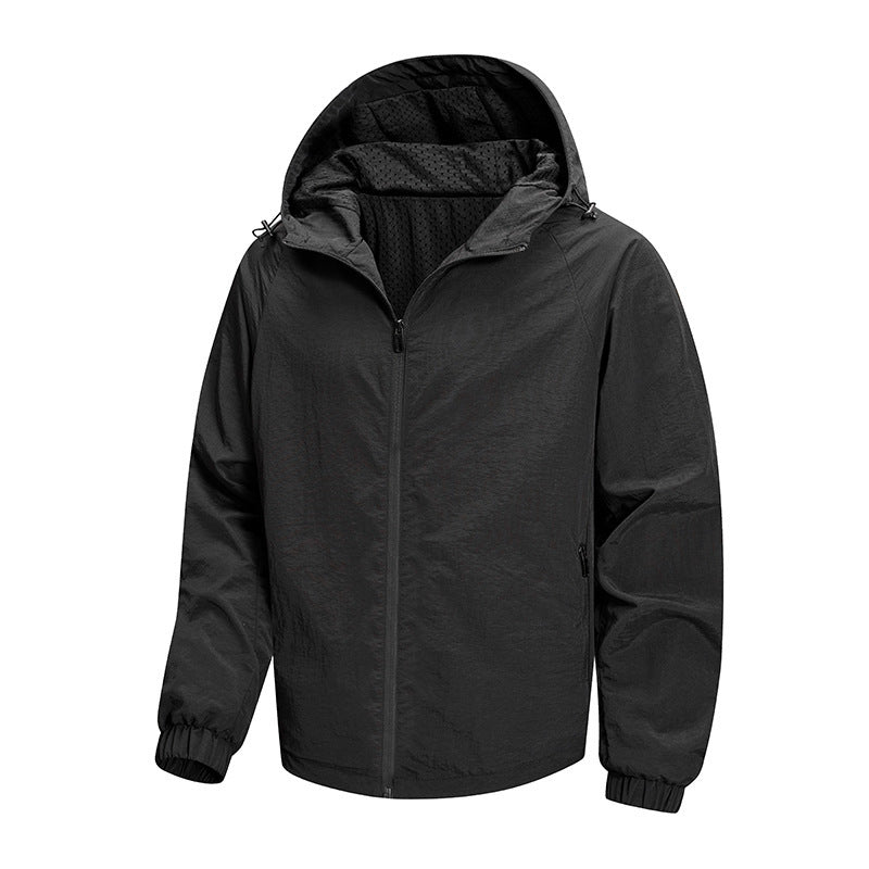 Herr Ultralight Packable hoodiejacka med ventilerande meshfoder