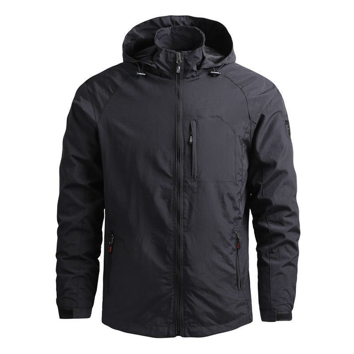 Herr Ultralight Resor Fältjacka med Packing Function, Vattenavvisande Yttre Lager och Dold Multifunction Fickor