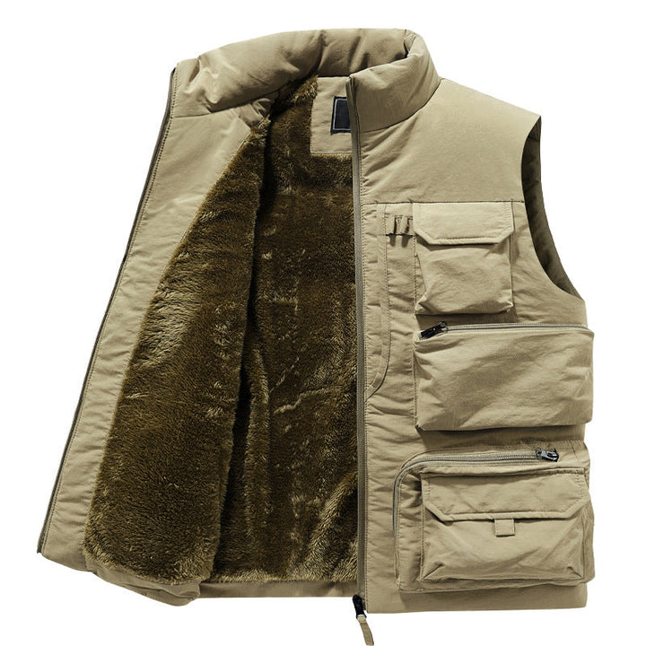 Herr Tactical Multifunction Väst med Termisk Isolering och Flera Fickor