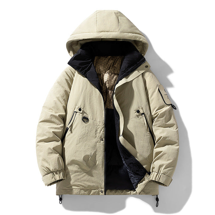 Herr Technical Urban Parka med Thermo Isolering och Multifunctional Fickor