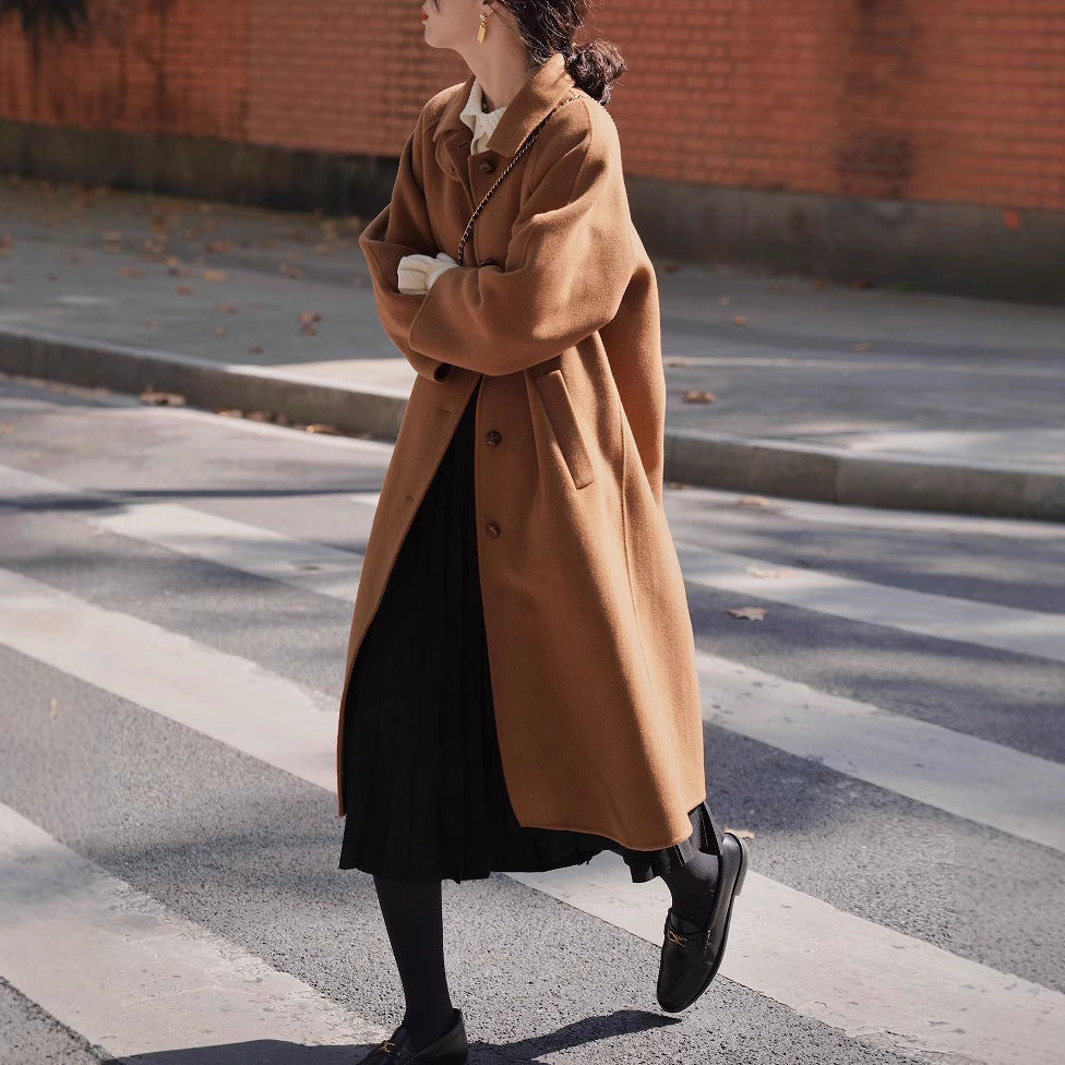 Dam modern oversize ull jacka