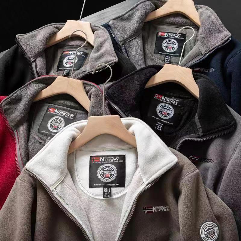 Herr Mjuk Fleece Jacka