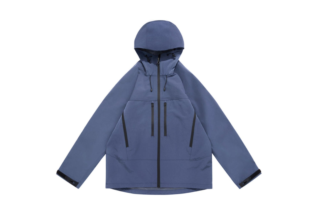 Unisex Teknisk med Huva Outdoor Jacka med Taped Dragkedjor