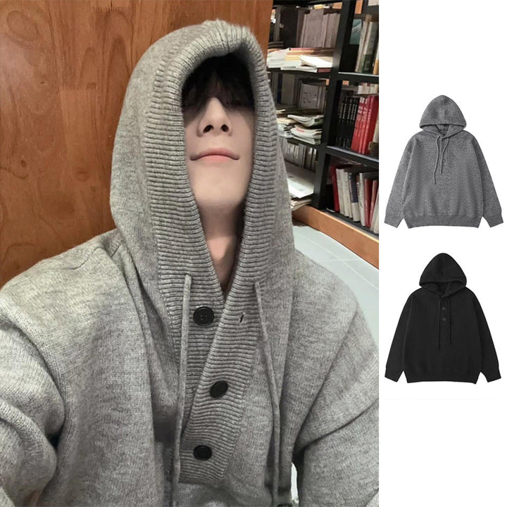 Herr Mysig Oversized Luvtröja
