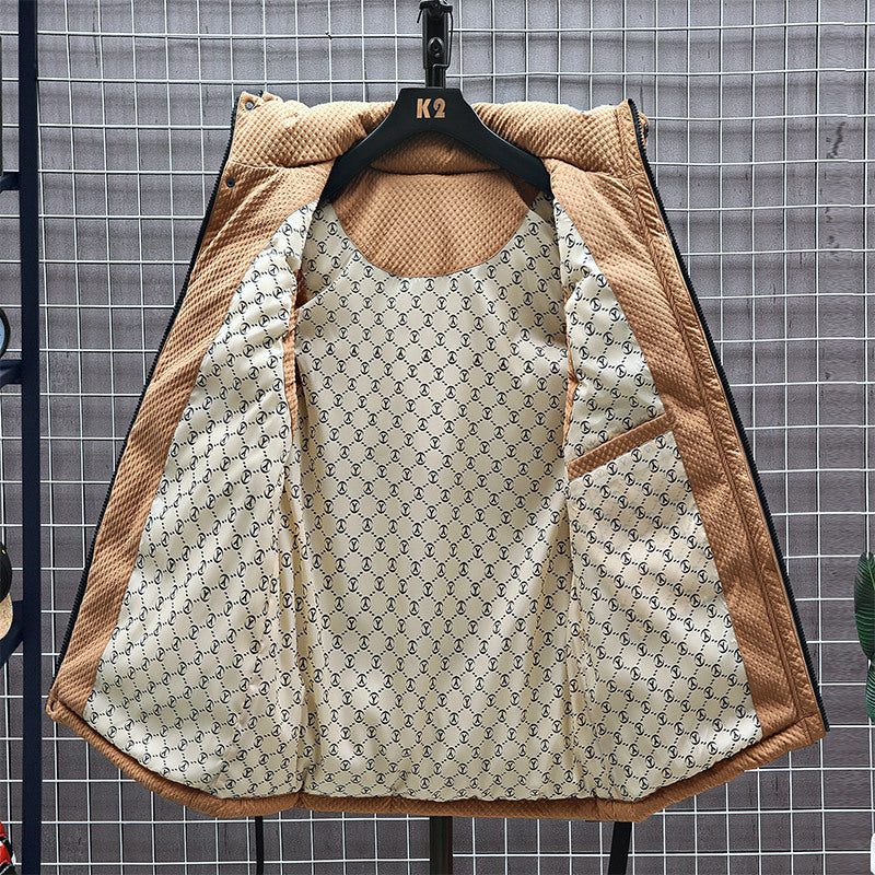 Herr Modern Quiltad Väst