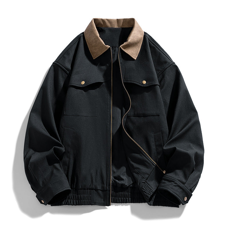 Herr Modern Nylon Jacka med Fickor