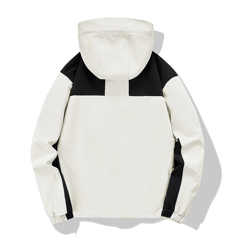 Unisex lätt Technical Softshell outdoorjacka med huva och Adjustable fåll