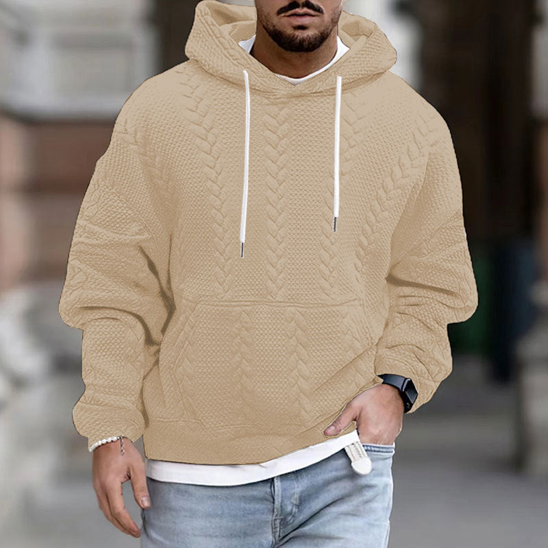 Herr Stilren Chunky Stickad Luvtröja