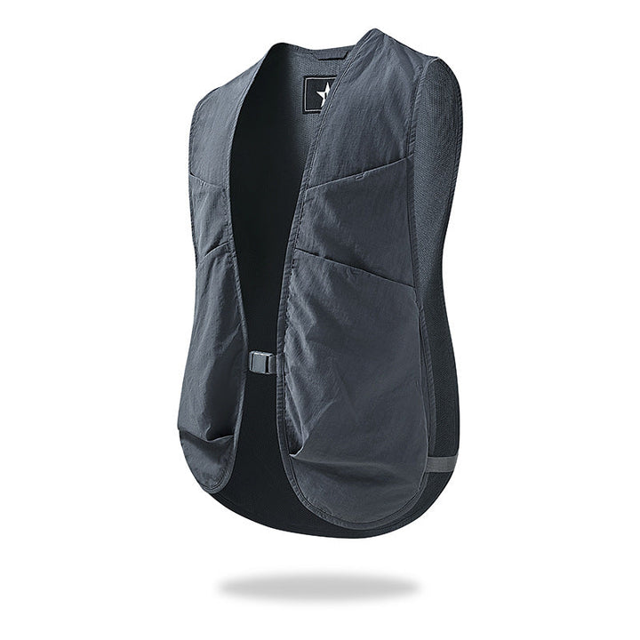 Unisex lätt utilityväst med Mesh Back och Multiple framfickor