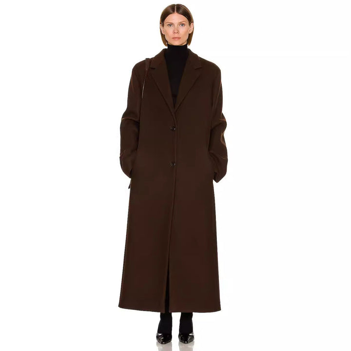 Dam Maximal One-knapp kappa in oversize skärning med klassisk Lapel