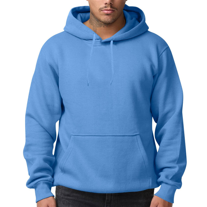 Herr Nan Premium Luvtröja med Känguruficka, Brushed Fleece Interior, Reinforced Neck Seam, och Ribbad Fåll