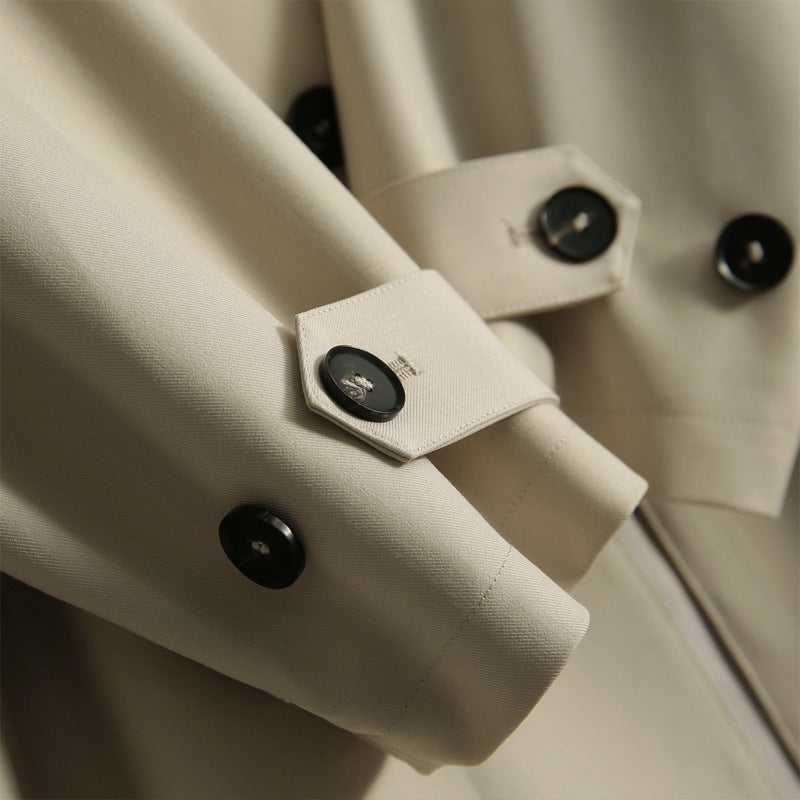 Dam Fashion trenchcoat med midjebälte och Chic design