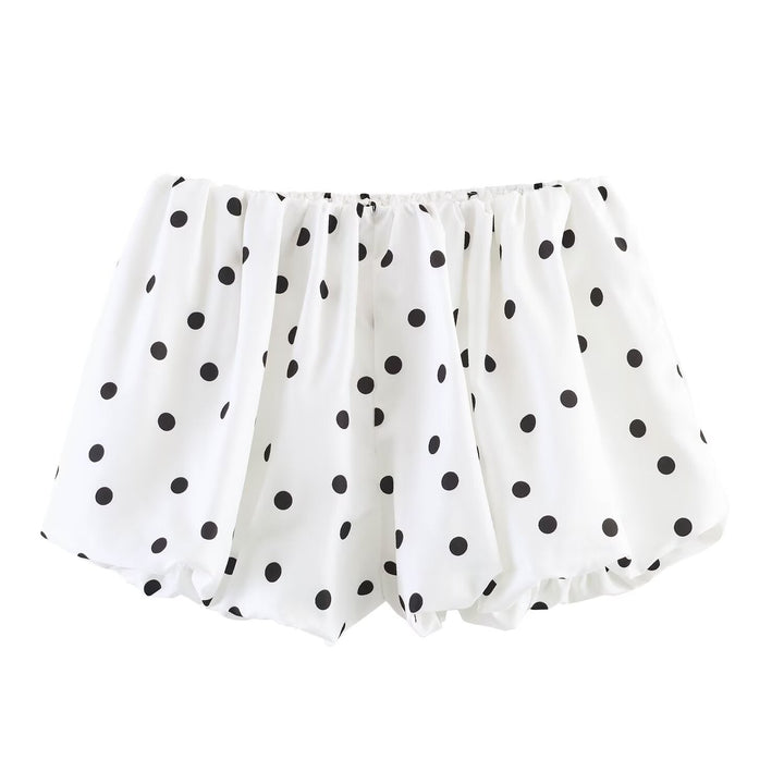 Dam Prickig Prick Kort Utilityjacka med Stå Krage och Drawstring
