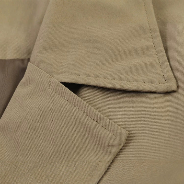 Dam kort skärning Cape trench med Boxy silhuett och Half-Length ärm Straps